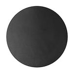 Nonskid Round Rubber Furniture Gripper Pad for Protecting Hardwood Floor Tile Floor and More from Scratching Fits Recliners, Swivel Chairs, and More, Black, Pack of 1