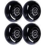 AOWISH 64mm Inline Skate Wheels 85A [4-Pack] Beginner Kids Roller Blades Replacement Wheel with Bearings ABEC-9 for Adjustable Hockey Inline Roller Skats and Luggage Suitcase