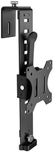 Mount-It! Cubicle Monitor Mount Hanger Attachment, Hanging Height Adjustable VESA Bracket for a 17" to 32" Screen, Adjustable Hook Supports up to 17.6 lbs, Black (MI-785)