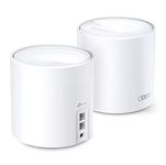 TP-Link Deco AX1800 WiFi 6 Mesh System (Deco X20) - Covers up to 4,000 Sq. Ft., Replaces Wireless Internet Routers and Extenders, 4 Ethernet Ports in total, supports Ethernet Backhaul, 2-Pack