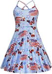 JESKIDS Girls Summer Dress Patrioti