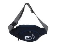 FIT & FITNESS Waist Pack Travel Handy Hiking Zip Pouch Document Money Phone Belt Sport Bag Bum Multipurpose Belt Bag for Men and Women Polyester (Navy Blue)