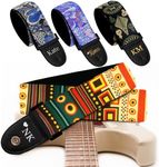 Art Tribute Personalized Guitar Strap Aztec Classic, including - 2 Picks + Locks + Secure Button. Add Your Text and We Make It Especially For You Your Own Custom Guitar Strap, No Shipping Cost!