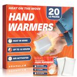 Bramble - Hand Warmers (20 Pairs, 40 Total) - Air Activated Pocket Warmers for Outdoor Activities - Warm in Minutes & Odour-Free - Up to 10 Hours of Heat