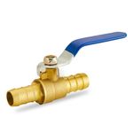 Metalwork PEX Brass Full Port Shut Off Ball Valve, 5/8" Barb, 1 Pcs