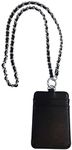 BooJee Beads Lanyard Wallet for Women 19" Lanyards for Id Badges with Card Pocket & Key Ring for Nurses Office Workers Teachers Students (Chance)