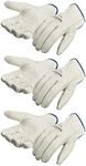 SAFEGEAR 3-pk. Large Cowhide Leathe