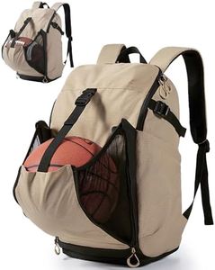 BAGSMART Basketball Gym Bag for Men with Shoes Compartment, Basketball Backpack with Ball Holder, Functional Gym Bag for Volleyball, Soccer & Baseball