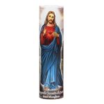 The Saints Collection SB-5260A Jesus Flameless LED Devotional Prayer Candle with Automatic Timer, Unique Religious Decoration for Home, Office, or Place of Worship