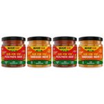 REPEAT GUD Healthy Pizza/Pasta Sauce Pack of 2 | 100% Natural Ingredients | No GMO | No Refined Sugar + Vegan Mayonnaise Pack of 2 | Soy Free | 50% Less Fat | 10x more Protein | No Refined Sugar