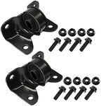 HECASA Torsion Bar Support Mount Kit Compatible with 1999-2007 Chevy Silverado GMC Sierra 1500 / 2500 / 1500 HD / 2500 HD Pickup Truck 4WD, Pair Cross Member Mounting Bushing Replace for 15153956