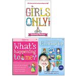 Girls Only, What's Happening to Me Girls, Usborne Facts of Life Growing Up 3 Books Collection Set