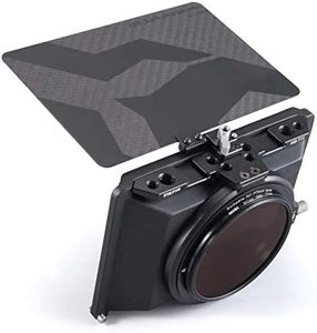 Tilta Mini Matte Box | 15mm Rod Adapter & 4 Lens Adapters | Lightweight | Filter Support | Top Flag | Dual Cold Shoe Mount | Designed for Mirrorless, DSLR | MB-T15