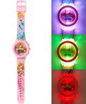 WILD SPARROW Pink LED Glowing Light Digital Wrist Watch for Girl's (Best Return Gift for Boy's and Girl's)