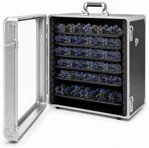 Miniature Carrying Case for Wargame Figures, Mini Display Case, X-Large
