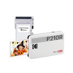 KODAK Mini 2 Retro 4PASS Portable Photo Printer (2.1x3.4 inches) + 8 Sheets, White