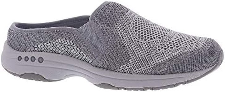 Easy Spirit Womens Takeknit 2 Clog, Silver-Blue, 9