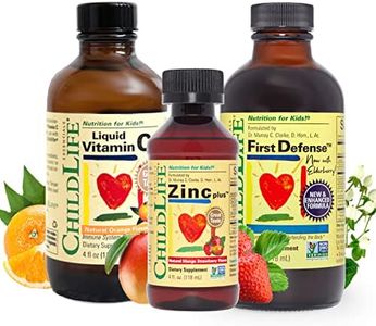 ChildLife Essentials for Infants, Baby, Kids, Toddlers, Children, and Teens, Assortment Pack: Zinc Plus, Vitamin C, First Defense