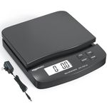 Amazon Basics Digital Postal Table Top Scale with AC Adapter, Counting Function - 65 Pound Capacity, 0.1 Ounce Readability