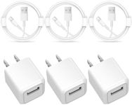 iPhone Charger - 3 Pack USB Wall Ch