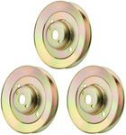 Misakomo M163464 Deck Spindle Pulley 3 pcs, Compatible with John Deere Z425 Z435 Z445 EZtrak Zero Turn Mowers, Rotary 13542 M154394 Blade Drive Pulley Round 4.9" OD