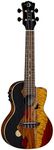 Luna Guitars Vista Wolf, 4-String Concert Acoustic/Electric Ukulele (UKEVISTAWOLFC)