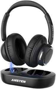 ANSTEN TV Kopfhörer Kabellos Senioren, NEU 2025 Funkkopfhörer Kabellos für TV, 35 Hrs Audio Spielzeit, Kabellose Kopfhörer für Fernseher mit mit Ladestation, Keine Audioverzögerung