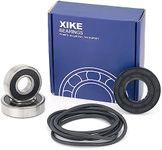 XiKe 4036ER2004A, 4036ER4001B, 4280FR4048E and 4280FR4048L Front Load Washer Tub Bearing ＆ Seal Kit Rotate Quiet and Durable, Replacement for LG and Kenmore Etc.