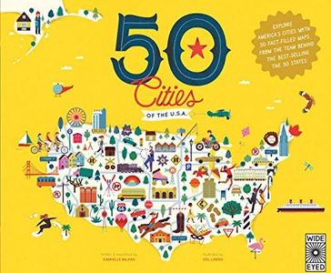 50 Cities of the U.S.A.: Explore America's cities with 50 fact-filled maps (Americana Book 4)