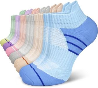 Compression Ankle Socks for Women,Running Socks Plantar Fasciitis Sock with Arch Support