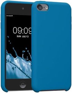 Rubberized TPU Case for Apple iPod Touch 6G / 7G (6th and 7th Generation) - Caribbean Blue