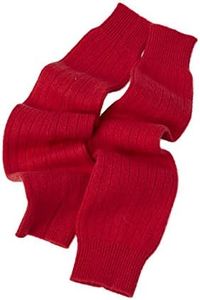 Cashmere Boutique Long Leg Warmers for Women and Girls – Perfect for Any Occasion, Stylish, Fancy, Super Warm & Comfy Winter Leg Warmer Socks - Crimson, One Size