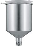 Master Elite 600 ml Aluminum Gravity Feed Spray Paint Gun Cup with Drip-Free Plastic Push-On Lid - Cup Fits All Master Elite 44 & 88 Series HVLP Spray Guns and Also Fits Several Popular Spray Guns