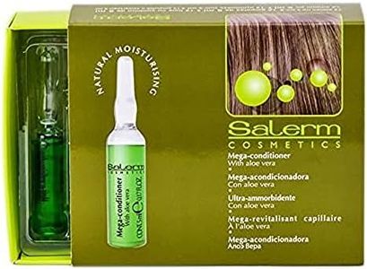 Salerm Cosmetics Mega Acondicionadora Tratamiento - Paquete De 12 X 5 Ml - Total: 13.00ml, 60 Mililitro, 12 Unidades