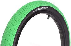 KHE BMX Bike Tyre Acme, 20" x 2.40", Green-Black Sidewall