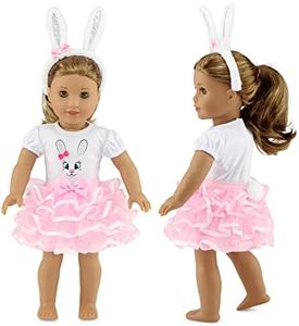 Emily Rose 18 Inch Doll Clothes and Accessories | Bunny 18" Doll Outfit, Includes Bunny Ears Doll Accessories! | Gift Boxed! | Doll Clothes Fit American Girl and Our Generation Dolls