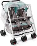 Double Stroller Rain Cover, Waterpr