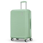 American Tourister Stratum 3.0 Medium 24-Inch Spinner, Airline Approved, Durable Hardside Luggage, Expands 1.5", RightHeight™ Adjustable Handle, Surrel Green