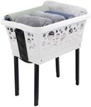 White Magic 50L Laundry Basket on L