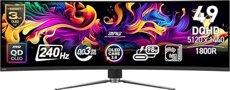 MSI MPG 491CQPX QD-OLED 49-Inch Monitor