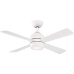 Fanimation FP7644MW Kwad 44 Ceiling Fan, Matte White