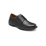 Dr. Comfort Classic Men's Therapeutic Diabetic Extra Depth Dress Shoe Leather Lace, Black, 11