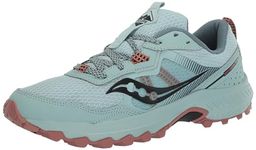 Saucony Women's Excursion TR16 Trail Running Shoe, Mineral/Soot, 10 US