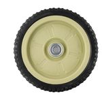 Wheel For All Common Lawn Mowers, Puncture Proof Replacement Rubber Tyre, lawn mower wheels, front and rear wheels, 19.5cm