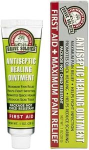 Brave Soldier Antiseptic Healing Ointment - Best Wound Healing Ointment with Tea Tree Oil - First Aid Supplies for Burns, Wounds & More, 1 Ounce