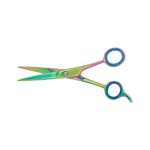 Green Max Hair Scissors-Professional Hair Cutting Barber Scissors-Sharp Blades-Razor Edge-Stainless Steel Salon Hairdressing Sharp Shears for Men Women -Multi 5.5"