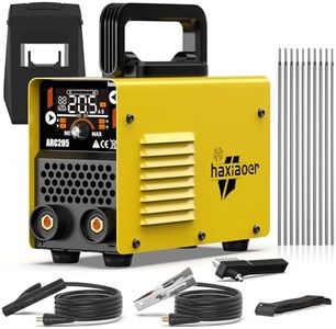 haxiaoer 205A Stick Welder 240V UK Plug - 2 in 1 MMA Lift TIG ARC Welder Machine Full Kit with Digital Smart LCD Display Inverter Arc Welding Machine, IGBT, 10 Welding Rods