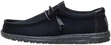 HEYDUDE Wally Hex Black/Black Size 