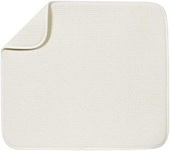 S&T Microfiber Dish Drying Mat 16" x 18" Light Cream