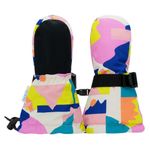 JAN & JUL Girls' Waterproof Thumbless Toddler Mittens with Fleece Lining for Winter (Winter Sun, Size XS)